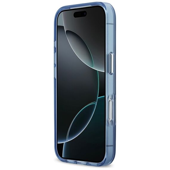 Karl Lagerfeld Karl &amp; Choupette Back MagSafe Case for iPhone 17 Pro Max - Blue