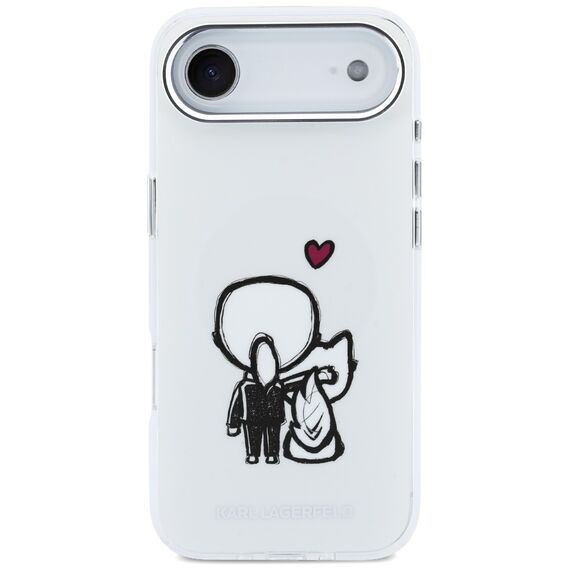 Karl Lagerfeld Karl &amp; Choupette Back MagSafe Case for iPhone Air - Clear