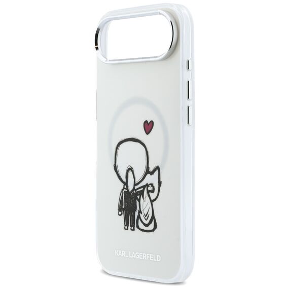 Karl Lagerfeld Karl &amp; Choupette Back MagSafe Case for iPhone Air - Clear