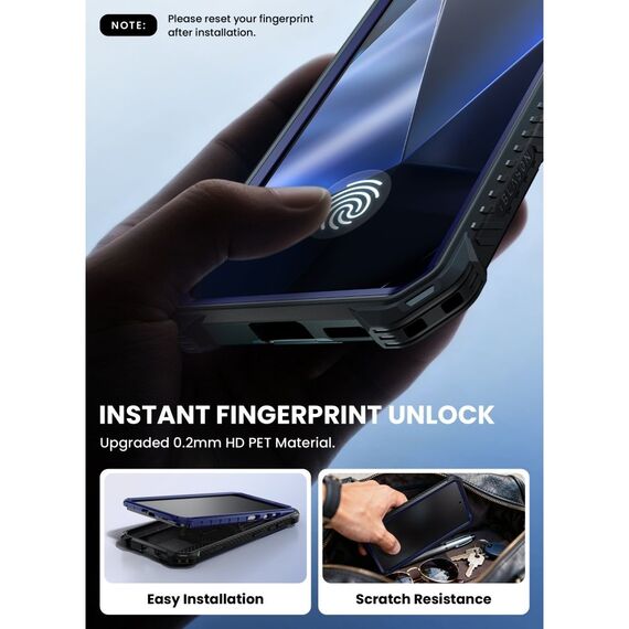 Supcase ArmorBox Mag MagSafe Case for Samsung Galaxy S26 - Navy Blue and Black