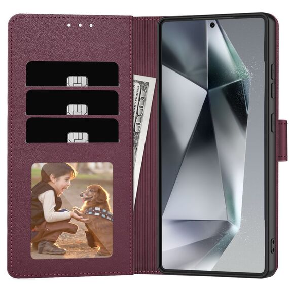 Tech-Protect Wallet Case for Samsung Galaxy S26 - Burgundy | Techbox