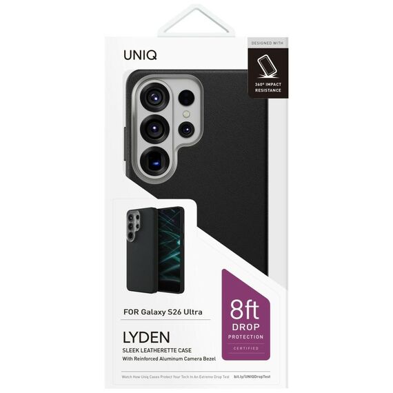 Uniq Lyden Case for Samsung Galaxy S26 Ultra Magclick Charging - Black