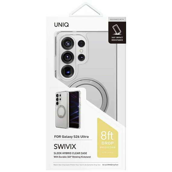 Uniq Swivix Case for Samsung Galaxy S26 Ultra - Transparent