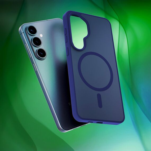 Etui 3mk Smoke MagCase na Samsung Galaxy S26 - granatowe