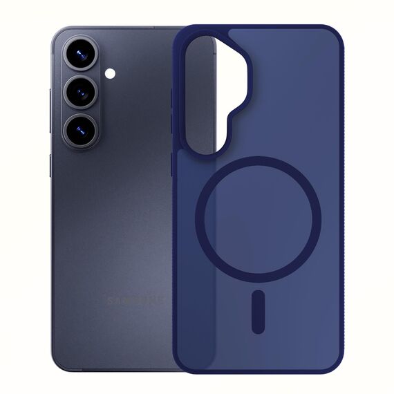 Etui 3mk Smoke MagCase na Samsung Galaxy S26+ - granatowe