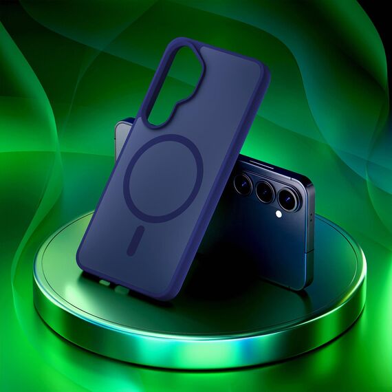 Etui 3mk Smoke MagCase na Samsung Galaxy S26+ - granatowe