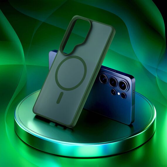 Etui 3mk Smoke MagCase na Samsung Galaxy S26 Ultra - zielone