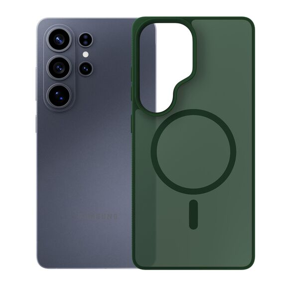 Etui 3mk Smoke MagCase na Samsung Galaxy S26 Ultra - zielone