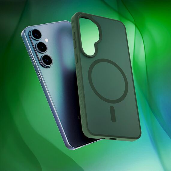 Etui 3mk Smoke MagCase na Samsung Galaxy S26 - zielone