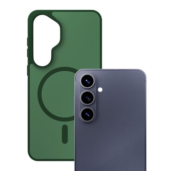 Etui 3mk Smoke MagCase na Samsung Galaxy S26 - zielone