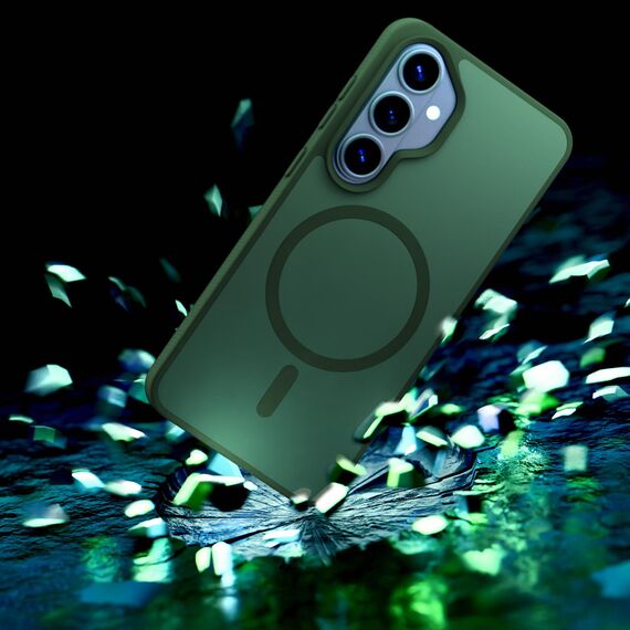 Etui 3mk Smoke MagCase na Samsung Galaxy S26 - zielone