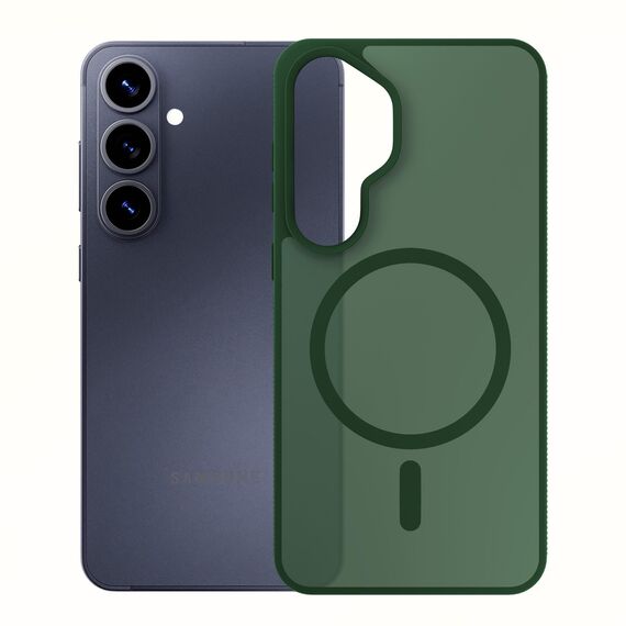 Etui 3mk Smoke MagCase na Samsung Galaxy S26 - zielone