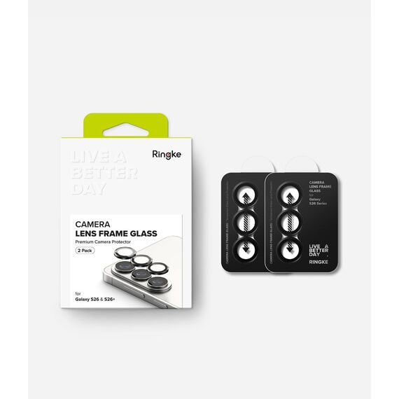 Ringke Camera Frame Protector 2-Pack for Samsung Galaxy S26 / S26+ - Black