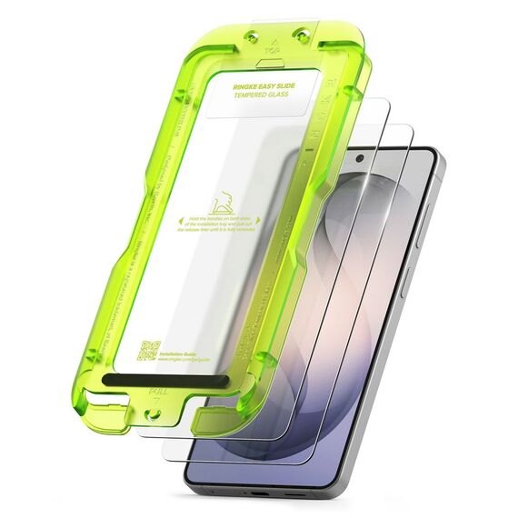 Ringke Easy Slide 2-Pack Tempered Glass for Samsung Galaxy S26+