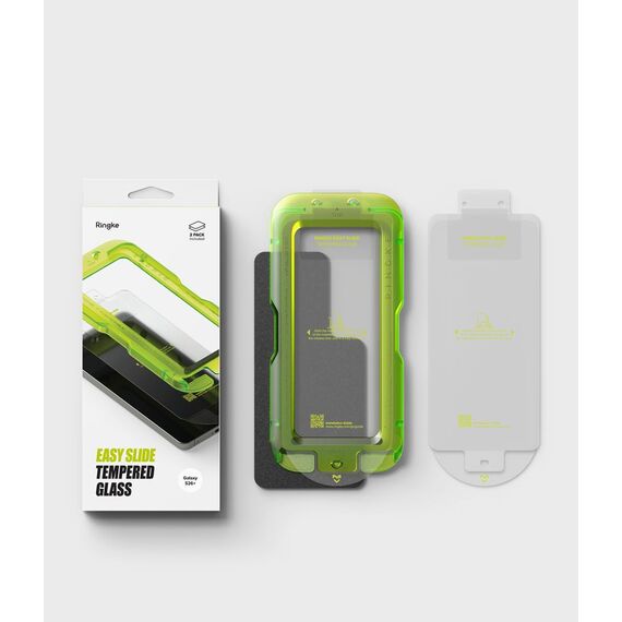Ringke Easy Slide 2-Pack Tempered Glass for Samsung Galaxy S26+