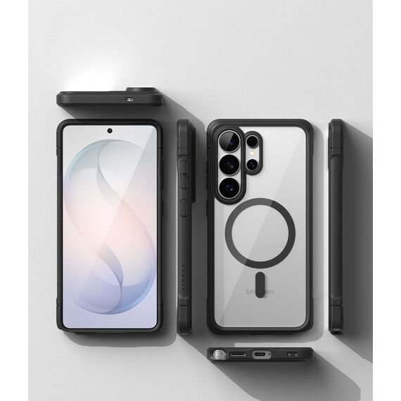 Ringke Fusion Bold Magnetic MagSafe Case for Samsung Galaxy S26 Ultra - Clear Black