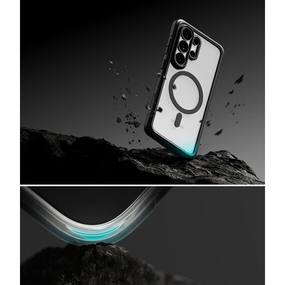 Ringke Fusion Bold Magnetic MagSafe Case for Samsung Galaxy S26 Ultra - Clear Black