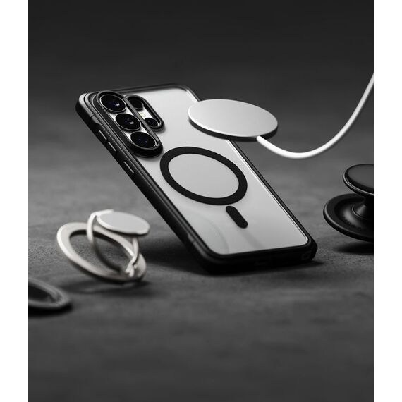 Ringke Fusion Bold Magnetic MagSafe Case for Samsung Galaxy S26 Ultra - Clear Black