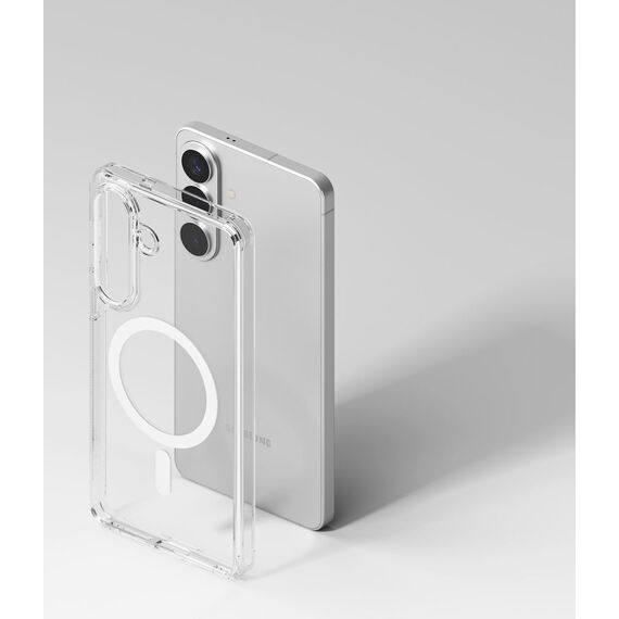 Ringke Fusion Magnetic MagSafe Case for Samsung Galaxy S26+ - Transparent