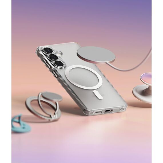 Ringke Fusion Magnetic MagSafe Case for Samsung Galaxy S26 - Transparent