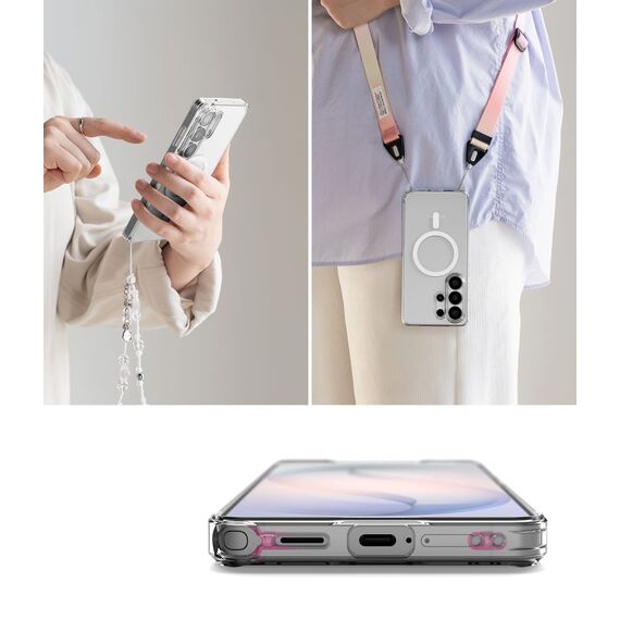 Ringke Fusion Magnetic MagSafe Case for Samsung Galaxy S26 Ultra - Clear