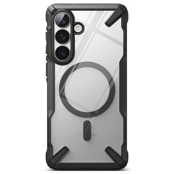 Ringke Fusion X Magnetic MagSafe Case for Samsung Galaxy S26+ - Clear Black