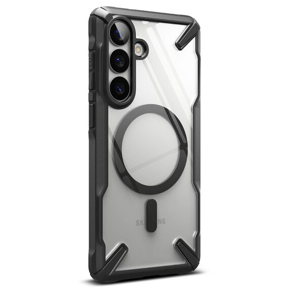 Ringke Fusion X Magnetic MagSafe Case for Samsung Galaxy S26+ - Clear Black