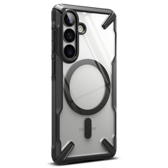Ringke Fusion X Magnetic MagSafe Case for Samsung Galaxy S26 - Clear Black