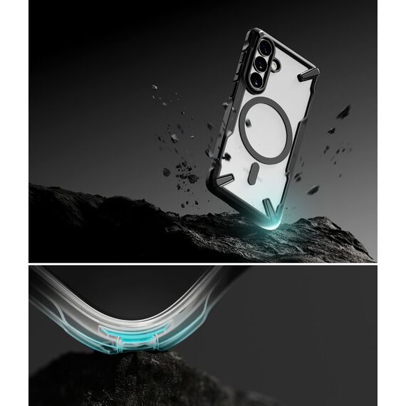 Ringke Fusion X Magnetic MagSafe Case for Samsung Galaxy S26 - Clear Black