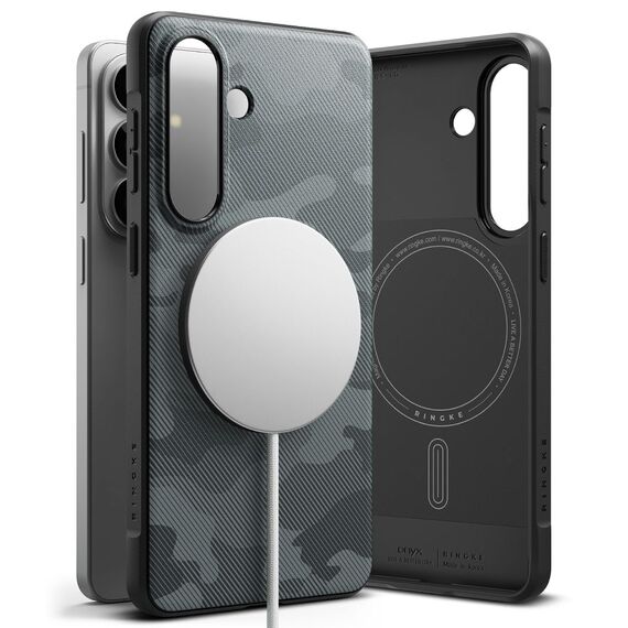 Ringke Onyx Magsafe Case for Samsung Galaxy S26 - Gray and Black