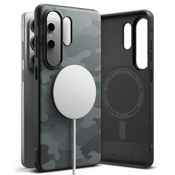 Ringke Onyx Magsafe Case for Samsung Galaxy S26 Ultra - Black and Gray