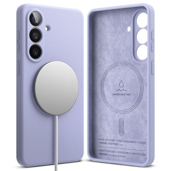 Ringke Silicone MagSafe Case for Samsung Galaxy S26+ - Purple