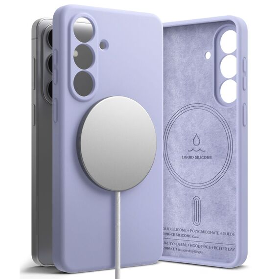 Ringke Silicone MagSafe Case for Samsung Galaxy S26 - Purple