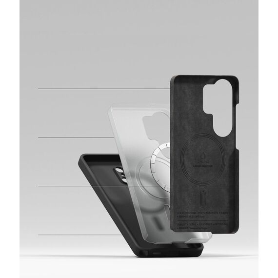Ringke Silicone MagSafe Case for Samsung Galaxy S26 Ultra - Black