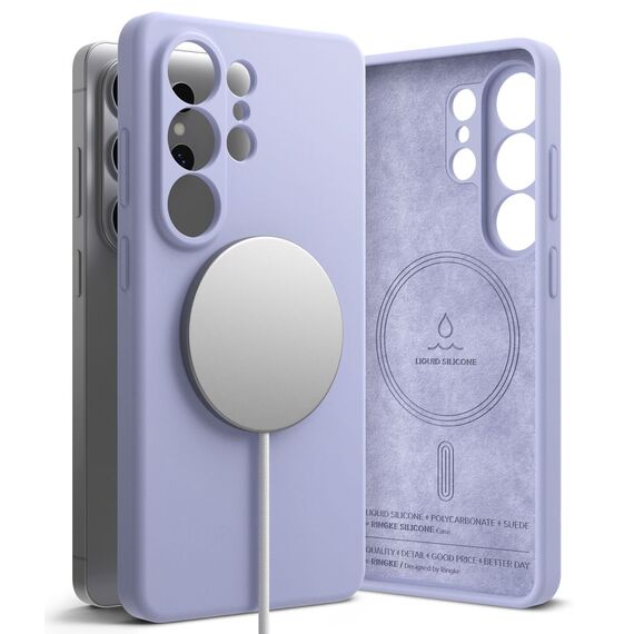 Ringke Silicone MagSafe Case for Samsung Galaxy S26 Ultra - Purple