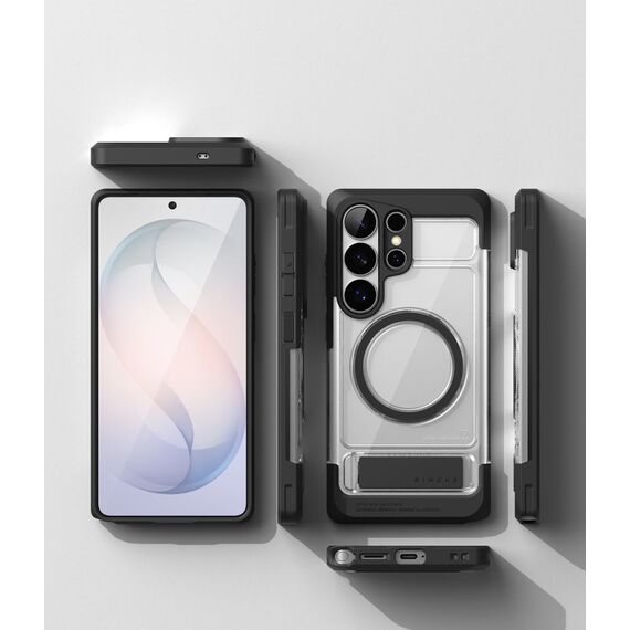Ringke UX Magnetic MagSafe Case for Samsung Galaxy S26 Ultra - Clear Black