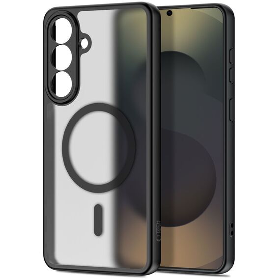 Tech-Protect BasicMag MagSafe Case for Samsung Galaxy S26 - Transparent Black