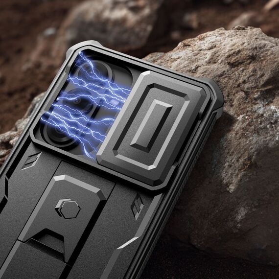 Tech-Protect Kevlar Cam+ Case for Samsung Galaxy S26 - Black