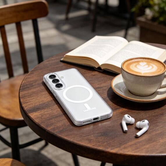 Tech-Protect MagSlim MagSafe Case for Samsung Galaxy S26 - Clear Matte