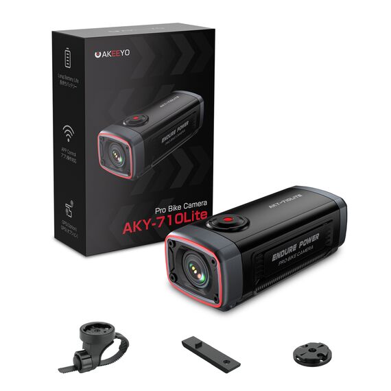 AKEEYO 710 Lite Handlebar Action Camera for Bikes and Motorcycles - Black | Techbox