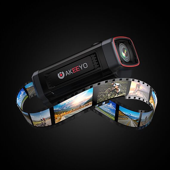 AKEEYO 710 Lite Handlebar Action Camera for Bikes and Motorcycles - Black | Techbox