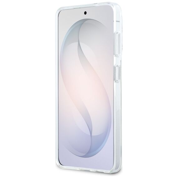 BMW IML Shockproof Metal Logo MagSafe Case for Samsung Galaxy S26 - Transparent