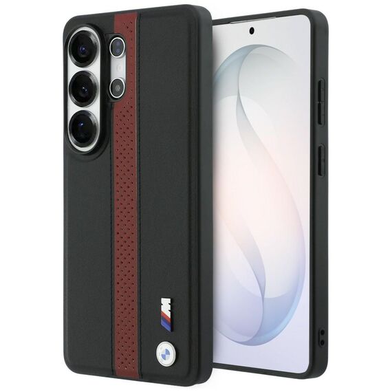 BMW Perforated Stripe Logo MagSafe Case for Samsung Galaxy S26 Ultra - Red