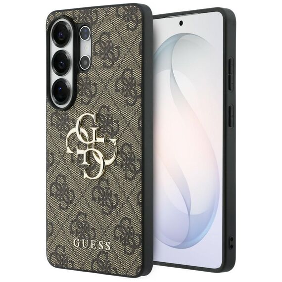 Guess 4G Big Metal Logo Case for Samsung Galaxy S26 Ultra - Brown