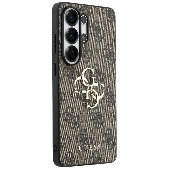 Guess 4G Big Metal Logo Case for Samsung Galaxy S26 Ultra - Brown