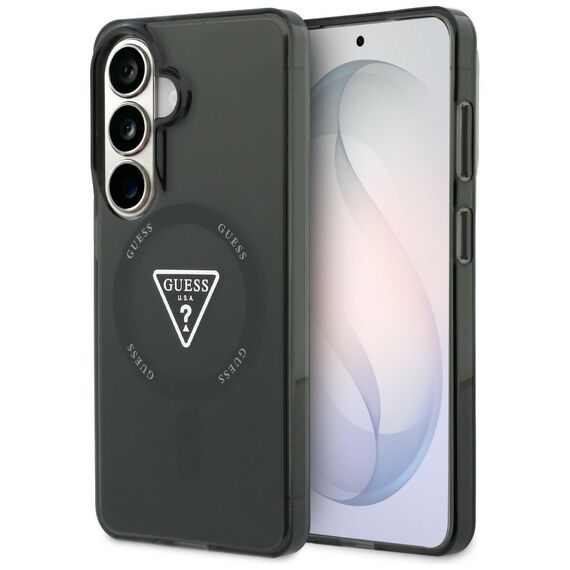 Guess IML Gradient Triangle MagSafe Case for Samsung Galaxy S26 - Black