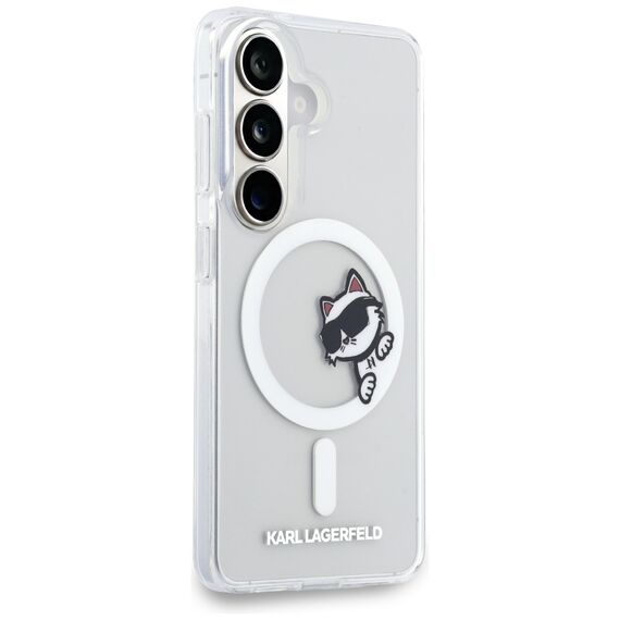 Karl Lagerfeld IML Peekaboo Choupette MagSafe Case for Samsung Galaxy S26 - Transparent
