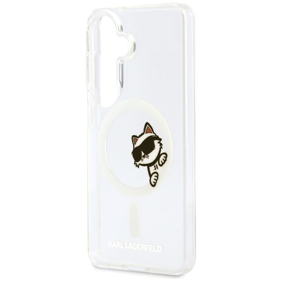 Karl Lagerfeld IML Peekaboo Choupette MagSafe Case for Samsung Galaxy S26 - Transparent