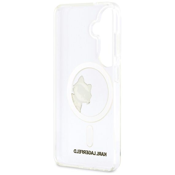 Karl Lagerfeld IML Peekaboo Choupette MagSafe Case for Samsung Galaxy S26 - Transparent