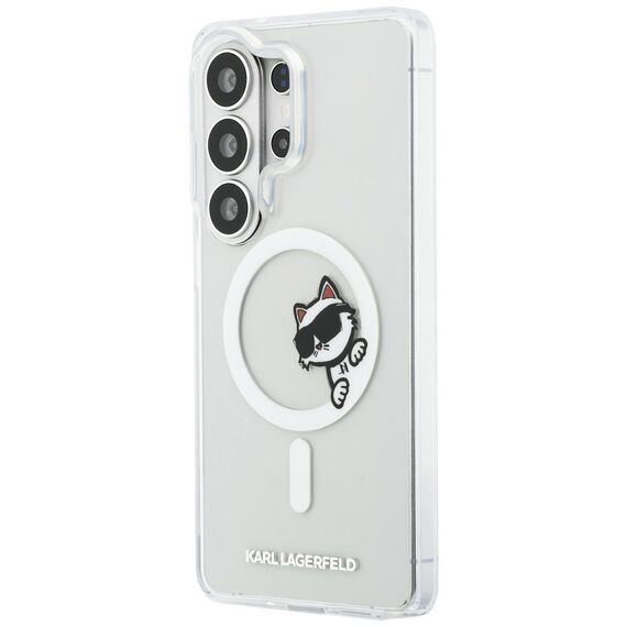 Karl Lagerfeld IML Peekaboo Choupette MagSafe case for Samsung Galaxy S26 Ultra - transparent